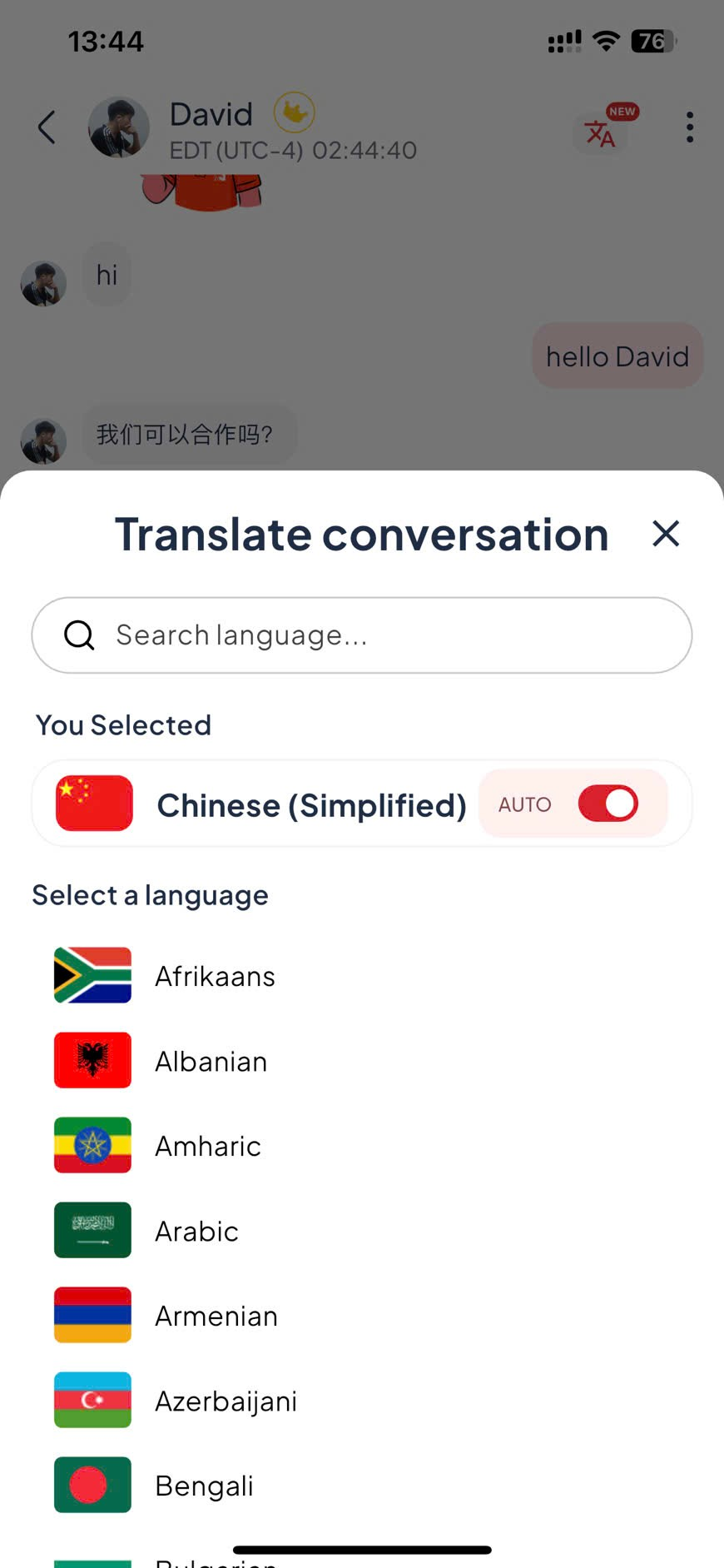 Voice Translation